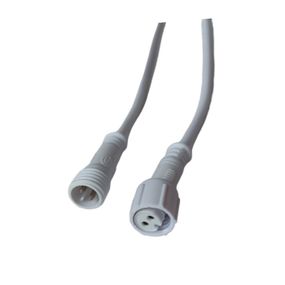 Комплект соединительный кабель WP Cable 2pin (2 jack) Папа + Мама белый