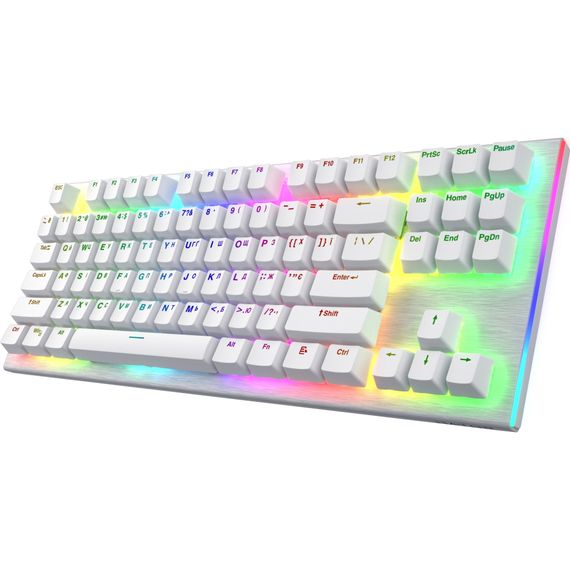 Клавіатура Hator Gravity X TKL Orange USB White (HTK551UA) | Зображення 3