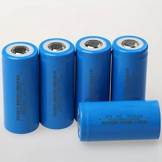 Циліндричний літій-іонний акумулятор 32700 6000mAh 5C Високої потужності 3.2V Акумуляторна батарея | Зображення 2