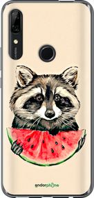 Чохол на Huawei P Smart Z Єнотик з кавуном "4605u-1704-2448"