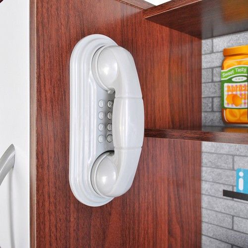 Детская деревянная кухня Kruzzel 22114 с посудой и светом, коричневая | Зображення 4