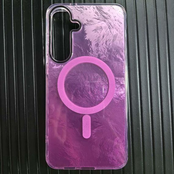 Чохол TPU Shiny Mountain (MagFit) для Samsung Galaxy S25 FE Pink | Зображення 3