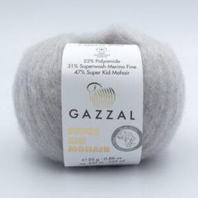 Super Kid Mohair № 64435 Gazzal Турецька пряжа для в'язання нитки кід мохер 64435