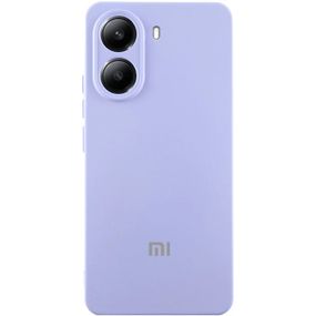 Чохол Silicone Cover Lakshmi Full Camera (AA) with logo для Xiaomi Poco X7 Pro Бузковий / Dasheen
