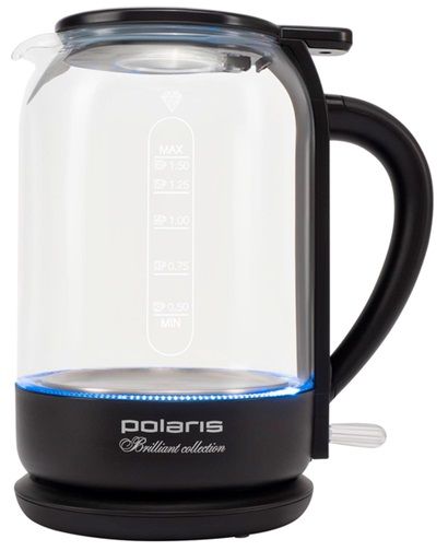 Електрочайник Polaris Water Way Black PWK 17103CGL 1.5 л чорний