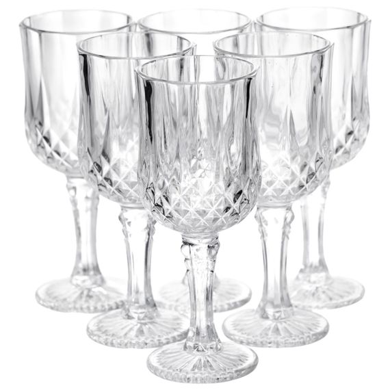 Набір келихів для вина Vintage Crystal 6 штук по 150 мл Yiwu HP-34-73