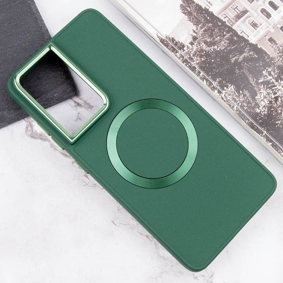 TPU чохол Bonbon Metal Style with MagSafe для Samsung Galaxy S22 Ultra | Зображення 3
