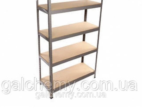 Стелаж металевий 1500х910х310/4пол ХДФ 3мм