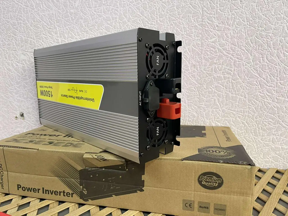 Инвертор преобразователь 1500Вт (12v 220v) чистая синусоида с функцией зарядки АКБ UPS | Зображення 3