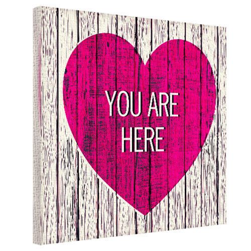 Картина на холсте You are here 50х50 см (H5050_LV011)