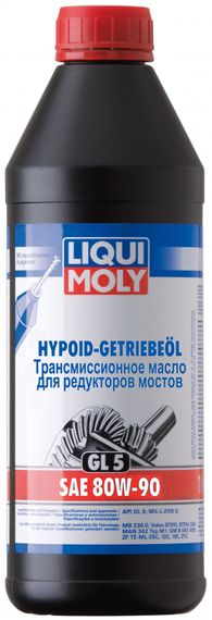 Трансмісійна олива Liqui Moly Hypoid-Getriebeoil GL-5 80W-90 1л.