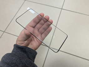 Захисне скло для Samsung S20 Plus / Самсунг С20 Плюс Mietubl, 5D, з чорною рамкою