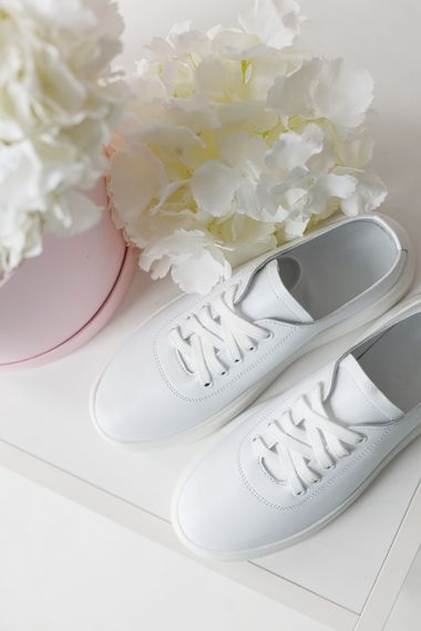 Кеди жіночі шкіряні 591364 Білі 36 37 38 39 40 41 | Зображення 6