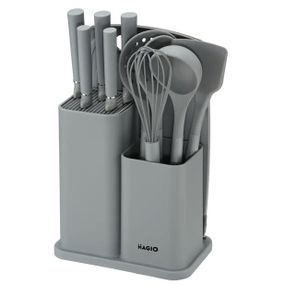 Силиконовые предметы для кухни Magio, Набор для готовки из нейлона, Набор поварешек на подставке CP-31