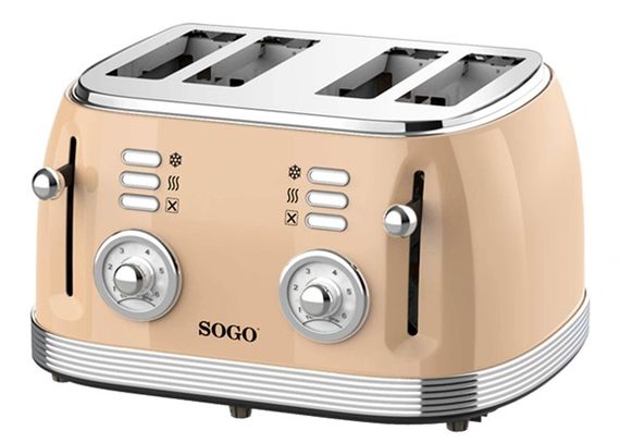 Тостер SOGO Retro SS-5475 1500 Вт кремовий