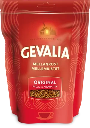 Растворимый сублимированный кофе Gevalia Original, 200г, 100% Арабика, Нидерланды,