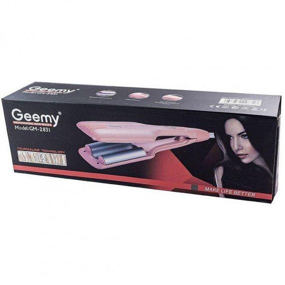 Плойка Три хвилі Geemy GM-2831 45 Вт для локонів щипці для завивки волосся | Зображення 5