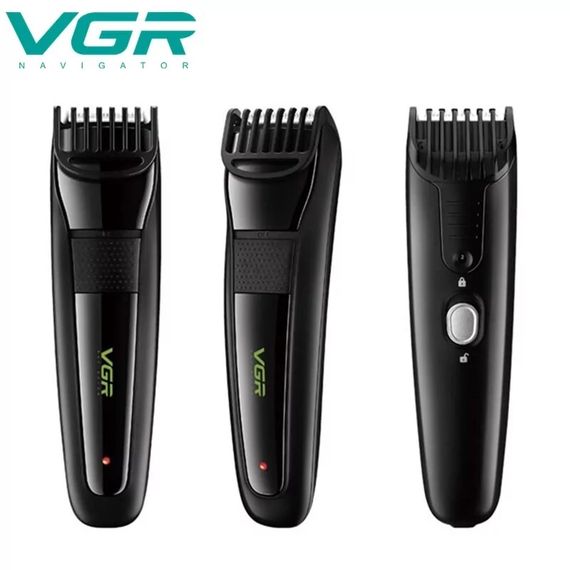 Машинка для стрижки волосся VGR V-015 Professional Black акумуляторна, 1000 мАг, 5 Вт (40949-V-015_301) | Зображення 4