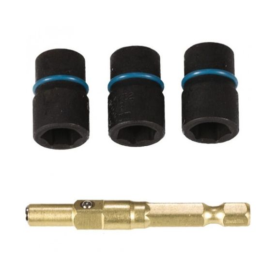 Набір головок ударних 1/4" 10 мм (3 шт) Makita B-40375 | Зображення 1