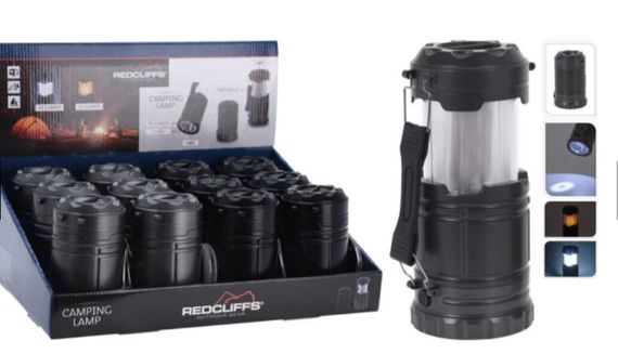 Кемпінговий ліхтар багатофункціональний на батарейках | Зображення 4