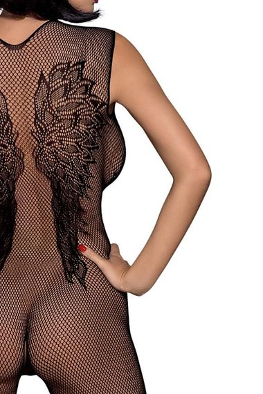 Бодістокінг комбінезон-сітка Obsessive N112 Чорний S/M/L | Зображення 2