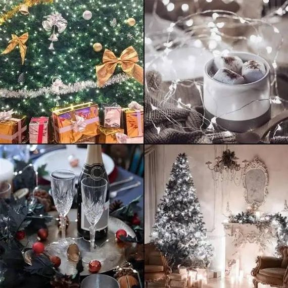 Гірлянда роса лінійна USB з пультом 40 м 400LED