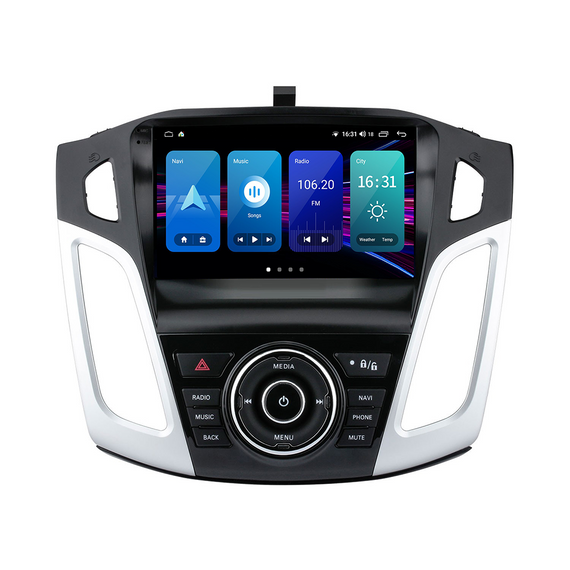 Штатна магнітола Torssen Ford Focus 12-17 чорна/сіра з кнопками NF9 | Зображення 1