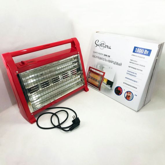 Кварцевый обогреватель Suntera QHW-106 1800Вт, кварцевый обогреватель для дома, LY-605 переносной обогреватель | Зображення 8
