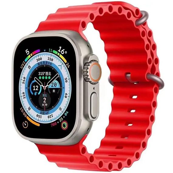 Ремінець Ocean Band для Apple Watch 42(ser.1-3)/44/45/46/49mm Червоний / Red