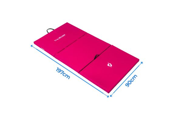 Матрац гімнастичний THUNDER MG-03, 197 х 100 х 5 см, рожевий (MG-03-PINK) | Зображення 2