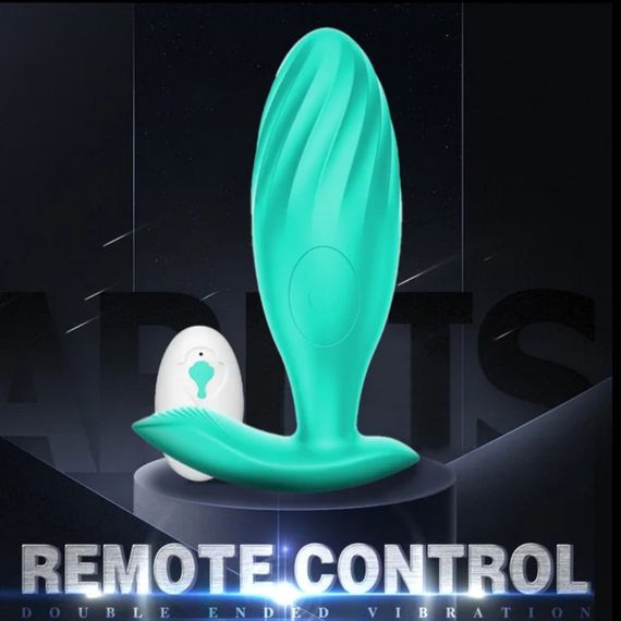 Анальная пробка с вибрацией «ButBut anal plug», с пультом дистанционного управления, 10 режимов вибрации, цвет | Зображення 2