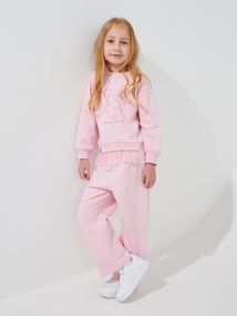 Костюм світшот+штани для дівчинки Baby Show 14705 92 см Рожевий shop (2000999521560)
