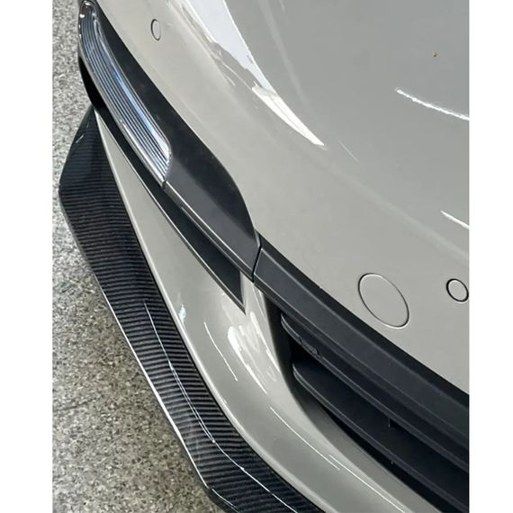 Накладка на Передний Бампер Lip (2016-2020, Карбон) для Porsche Panamera | Зображення 6