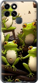 Чехол на Infinix Smart 6 Жабки "5656u-2758-17620"