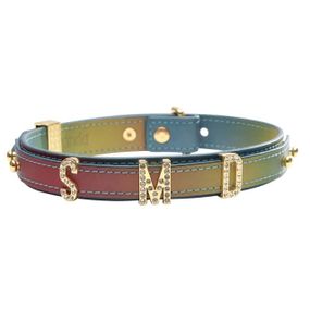 Ошейник LOCKINK Multi-color DIY Alphabet Collar Разноцветный One Size