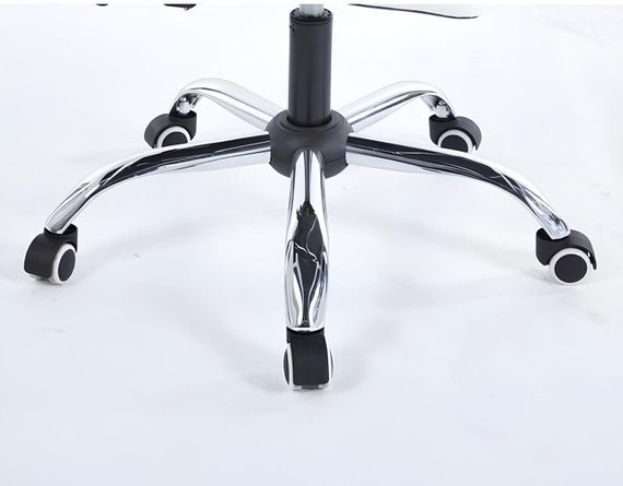 Крісло офісне на колесах Bonro Бонро B-6071 TPF чорне з підставкою для ніг (42412008) | Зображення 5