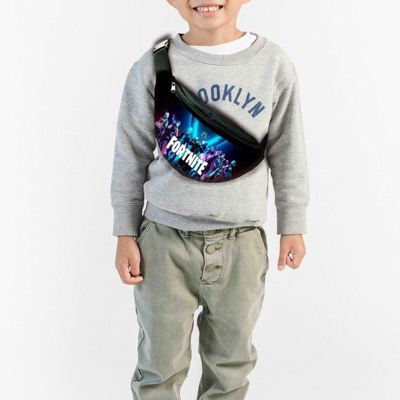 Набор детский Fortnite рюкзак 36х27см сумка-бананка,кружка с принтом для мальчика (01601) | Зображення 2