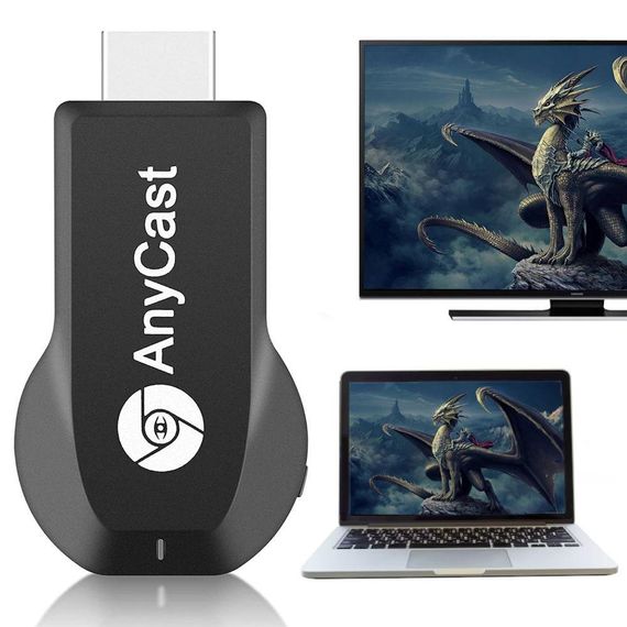 Медіаплеєр для ТВ з HDMI, AnyCast M9 PLUS / Адаптер для телевізора / Ресівер трансмітер