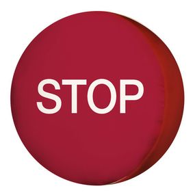 Подушка круглая Stop (PP_15M001_KR)