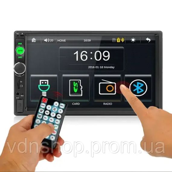 Автомагнітола CML-PLAY 7010B 2DIN з пультом дистанційного керування (сенсорний екран) | Зображення 1