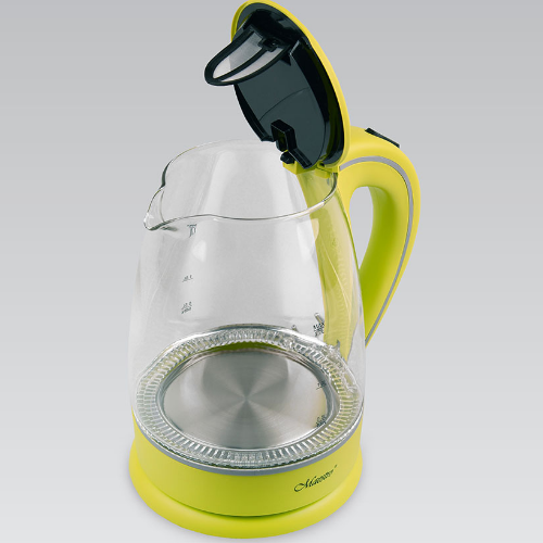 Електрочайник 1,7л 1850-2200W скло (диск) зелений MR-064-GREEN Maestro | Зображення 2