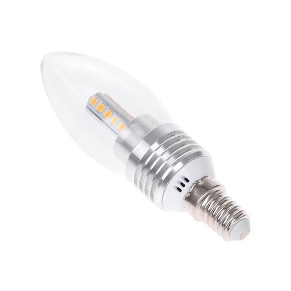 Лампа светодиодная LED 5W E14 WW C37 Silver 220V | Зображення 1