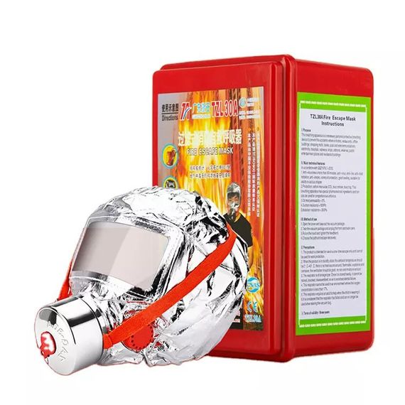 Маска протигаз, панорамний протигаз TK-158 Fire mask | Зображення 9