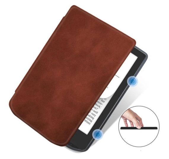 Чохол обкладинка Primolux TPU для електронної книги PocketBook 629 Verse / PocketBook 634 Verse Pro - Brown | Зображення 4