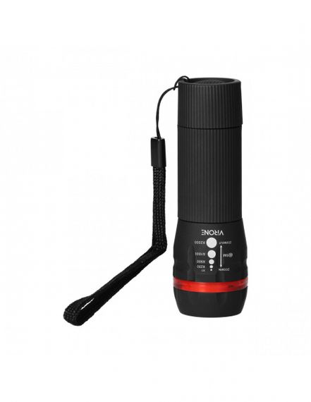 Фонарик светодиодный VIRONE 1W с зумом 60lm 3xAAA | Зображення 2