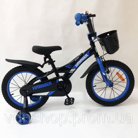 Легкий велосипед для дітей Hammer, Дорослий велосипед з додатковими колесами Надійний SE-29 | Зображення 1