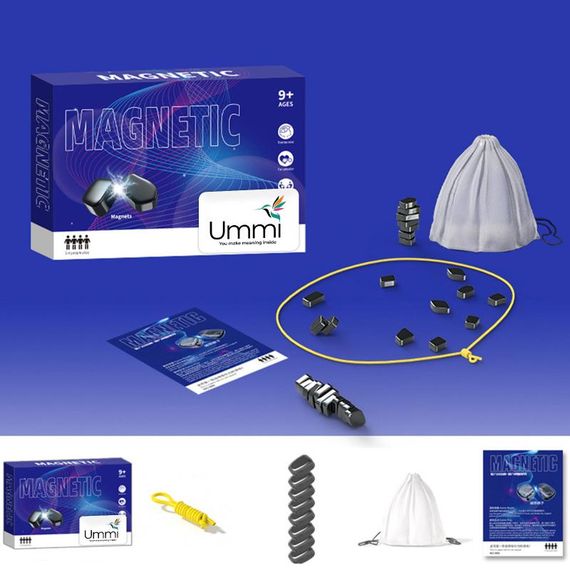 Настільна інтерактивна гра Ummi 8888 Magnetic Arena Game з мотузкою Blue | Зображення 1