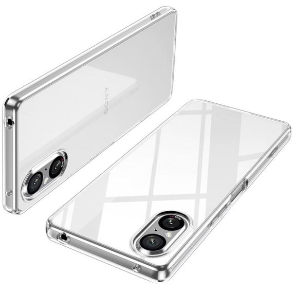 TPU чохол Epic Transparent 1,5mm для Sony Xperia 5 V Безбарвний (прозорий) | Зображення 2