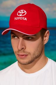 Мужская кепка «Toyota» (1331) красный