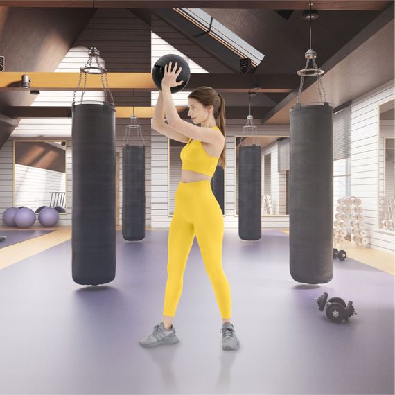 Слембол (медичний м'яч) для кросфіту 4FIZJO Slam Ball 7 кг Black (P-5907739315434) | Зображення 7